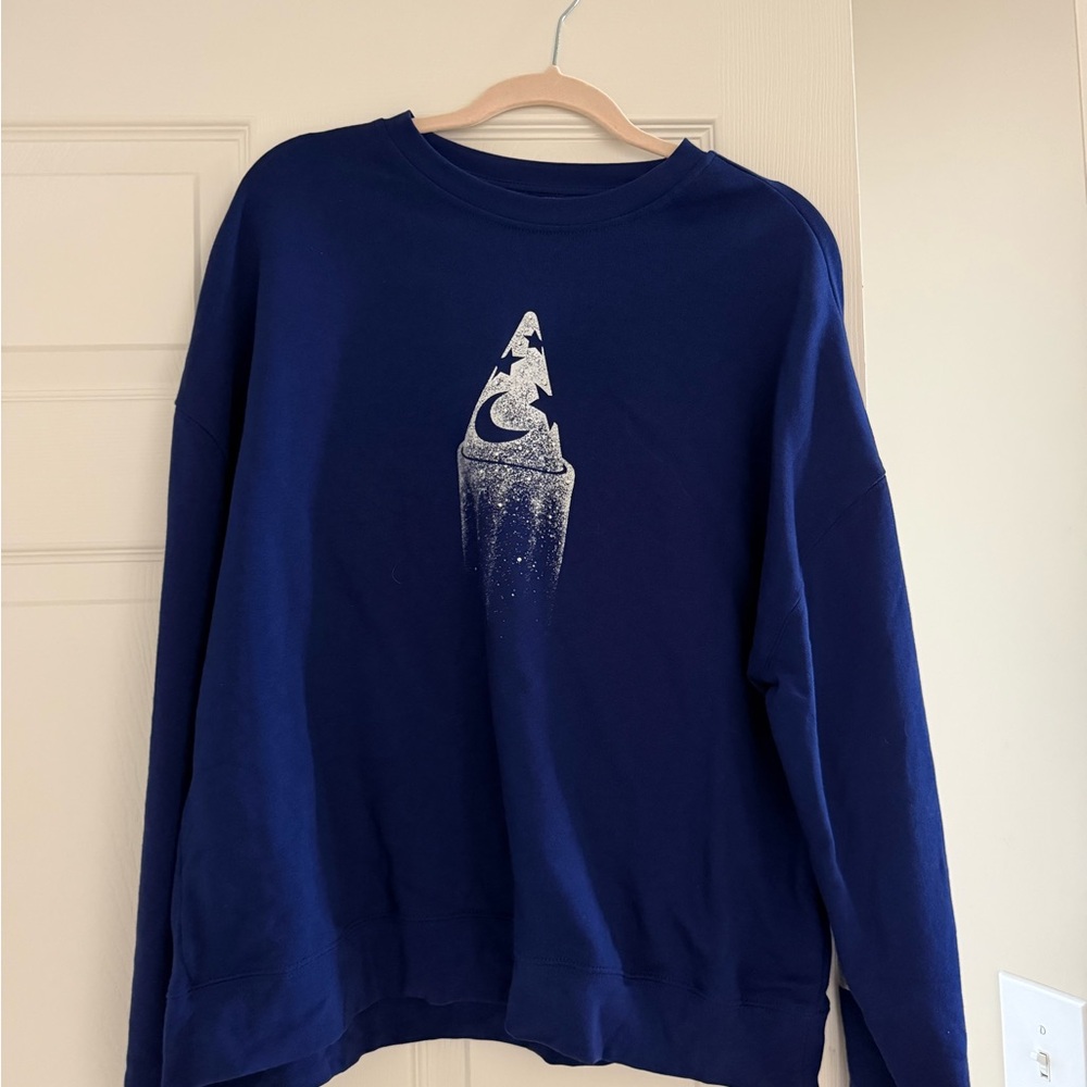 Disney Navy Blue Crewneck Sorcerers Hat